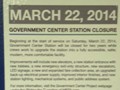 OfficialSignGovtCenterClosing