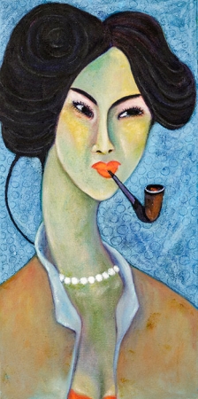 http://www.colettebresilla.com/art/geishas/