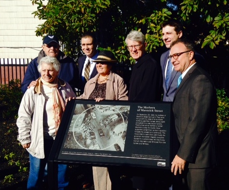 Massport releases plaque Maverick Street Mothers